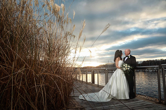 38-Bride-Groom-Wedding-Sunset-Boat-Marina-Lake
